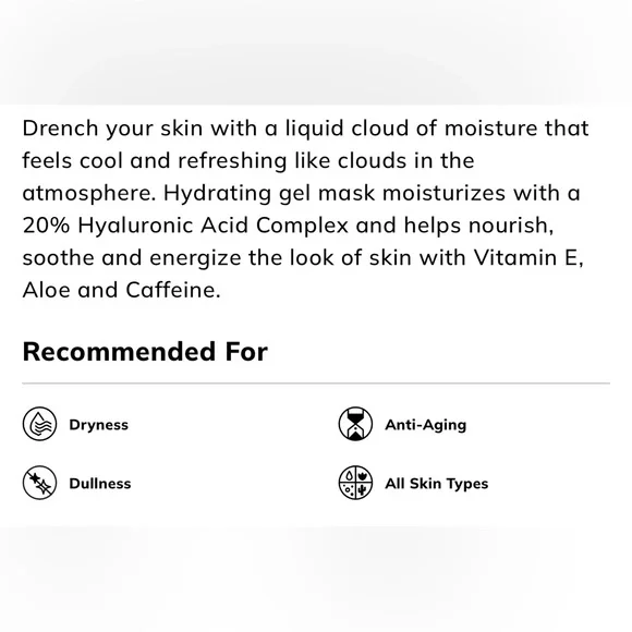 LAST 1! Peter Thomas Roth Water Drench Hyaluronic Cloud Hydrating Gel Mask 💦 - Picture 4 of 5